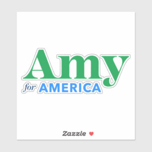 Pegatina Amy Klobuchar 2020 Amy para presidente