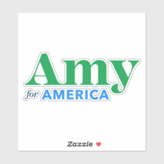 Pegatina Amy Klobuchar 2020 Amy para presidente
