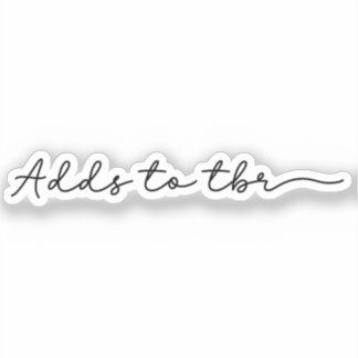 Pegatina Añade a TBR