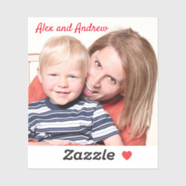 Pegatina Añadir fácilmente su imagen y texto