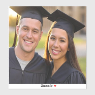 Pegatina Añadir Personalizar de fotos de graduación