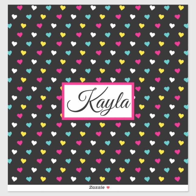 Pegatina Añadir su nombre Personalizado-Pegatina de vinilo  (Hoja)