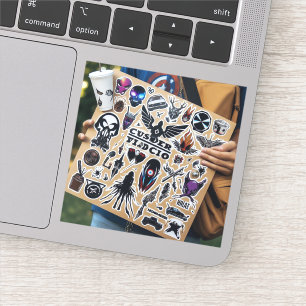 Pegatina Añadir su propio Personalizado "Pegatina de vinilo