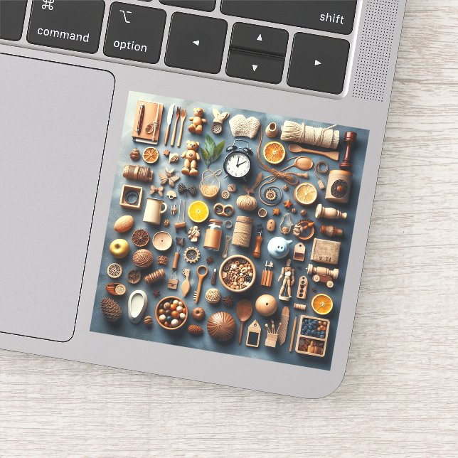 Pegatina Añadir su propio Personalizado "Pegatina de vinilo (Detalle)