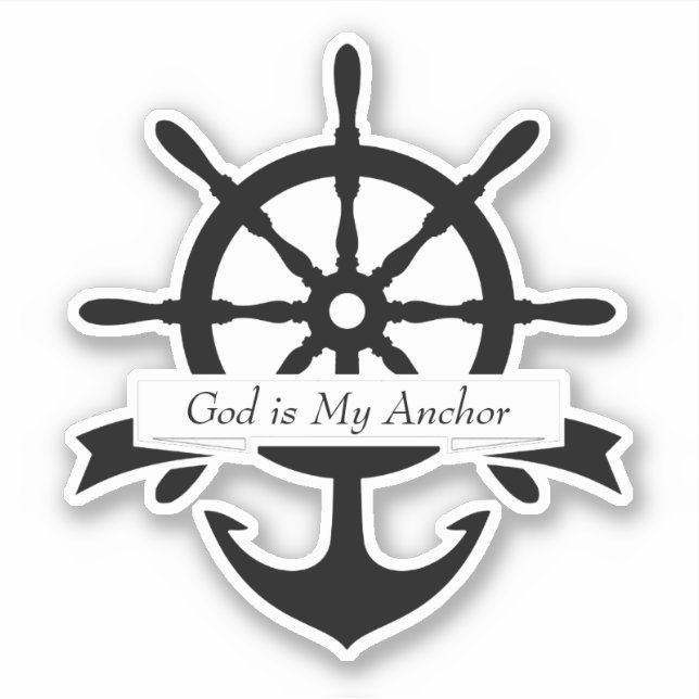 Pegatina Anchor personalizado (Anverso)