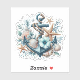 Pegatina Ancla náutica