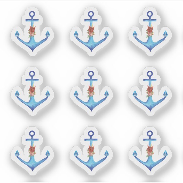 Pegatina Anclaje de diamantes Fabulous Ocean Boda (Anverso)