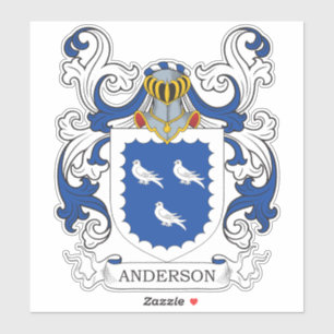 Pegatina Anderson Family Crest