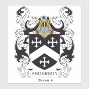Pegatina Anderson Family Crest