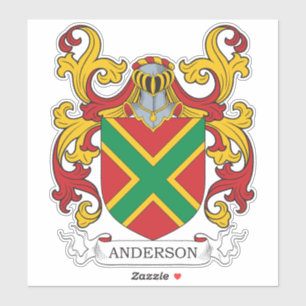 Pegatina Anderson Family Crest