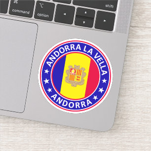 Pegatina Andorra la Vella