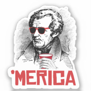 Pegatina Andrew Jackson 'Fiesta Merican