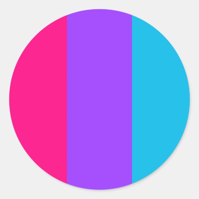 Pegatina Androgynous Pride Circle (Anverso)