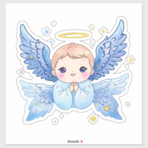 Pegatina Angel Baby Boy