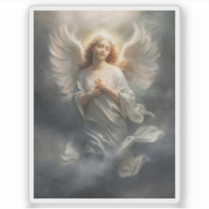Pegatina Ángel Blanco