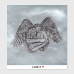 Pegatina Angel Eros en el amor