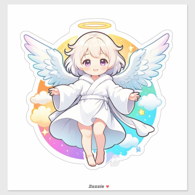 Pegatina Angel Fairy (Hoja)