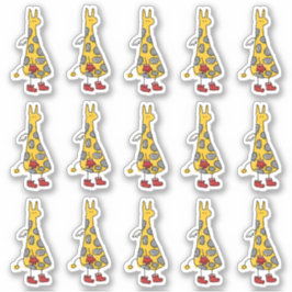 Pegatina Angel Giraffe