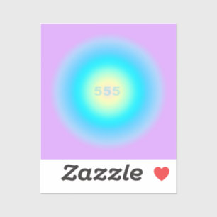 Pegatina Ángel Números 555 - Cambios En El Horizonte