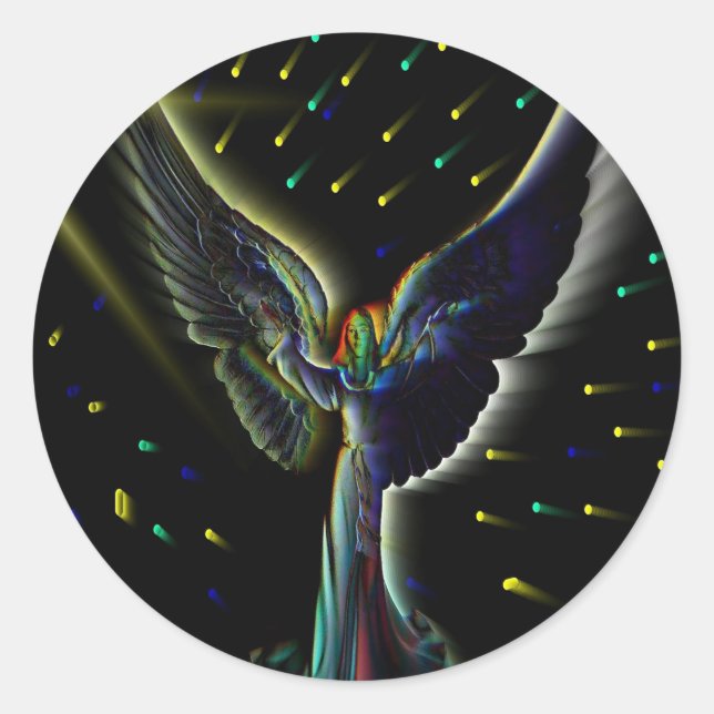 Pegatina Angel Power (Anverso)
