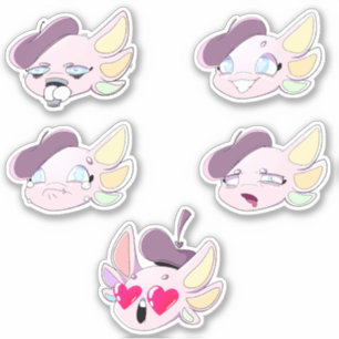 Pegatina Angel the Axolotl Mini Stickers