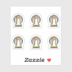 Pegatina Ángel Vintage Con Lilis