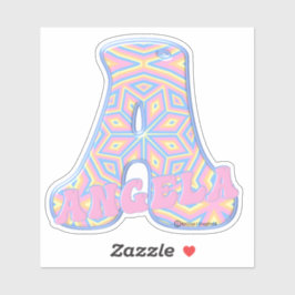 Pegatina Angela Funky Names