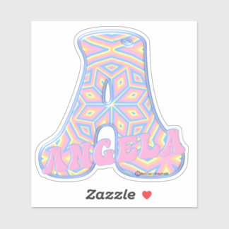 Pegatina Angela Funky Names