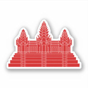 Pegatina Angkor Wat Ver.2.0. Templo del Khmer