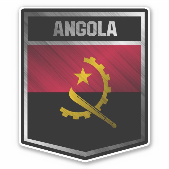 Pegatina Angola (Anverso)
