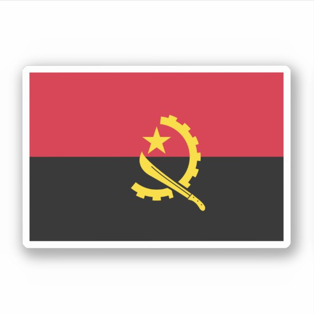 Pegatina Angola (Anverso)