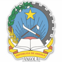 Angola National Coat Of Arms Patriotic