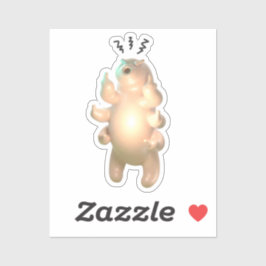 Pegatina Angry tardigrade