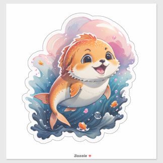 Pegatina Animal de Cute