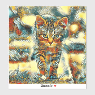 Pegatina AnimalArt_Cat_031