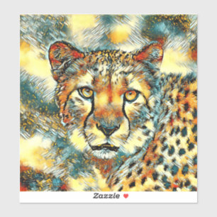 Pegatina AnimalArt_Cheetah_004