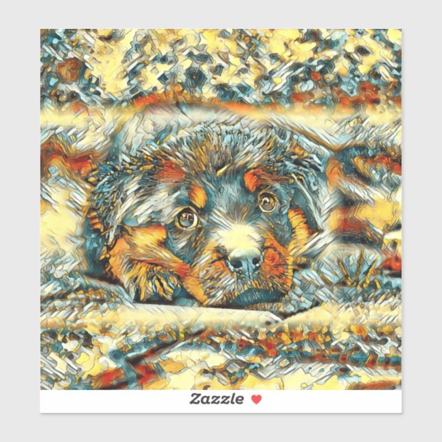 Pegatina AnimalArt_Dog_001 (Hoja)