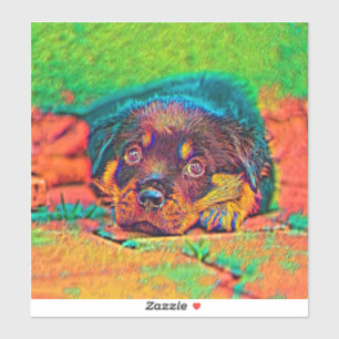 Pegatina AnimalColor_Dog_002