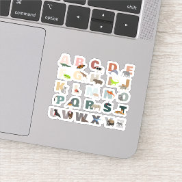 Pegatina Animales ABC Cute Alphabet