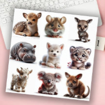 Animales Bebés Conjunto 1