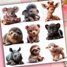 Animales Bebés Conjunto 3