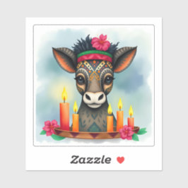 Pegatina Animales salvajes de la etnia africana Kwanzaa dis