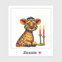 Pegatina Animales salvajes de la etnia africana Kwanzaa dis