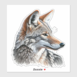 Pegatina Animales silvestres Coyote