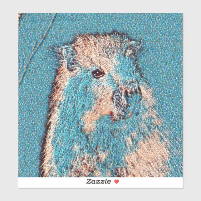 Pegatina AnimalMix_Capybara_001 (Hoja)