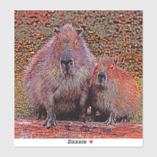 Pegatina AnimalMix_Capybara_003