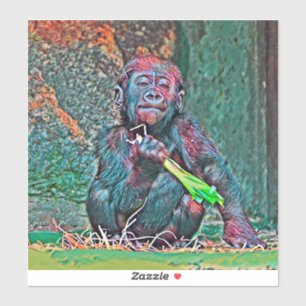 Pegatina AnimalMix_Gorilla_004