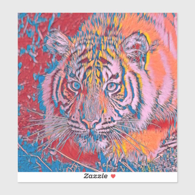 Pegatina AnimalMix_Tiger_054 (Hoja)