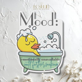 Pegatina Ánimo: Emocionalmente Indisponible hasta que se ag