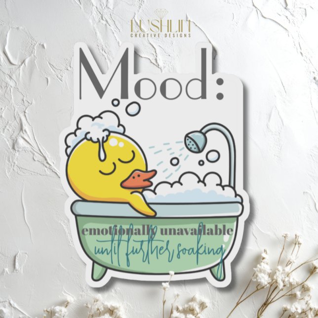 Pegatina Ánimo: Emocionalmente Indisponible hasta que se ag (Subido por el creador)